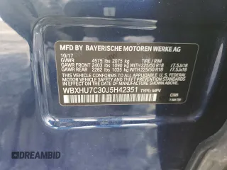 2018 BMW X1 sDrive28i with VIN WBXHU7C30J5H42351, listed as a Copart auction lot 49173875 with 139,084 mi miles and Clean Title. Bid and sale history available at carsss.com. Image 13.