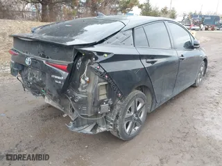 2019 Toyota Prius L Eco with VIN JTDKARFU2K3075952, listed as a IAAI auction lot 41686956 with 81,000 mi miles. Bid and sale history available at carsss.com. Image 4.