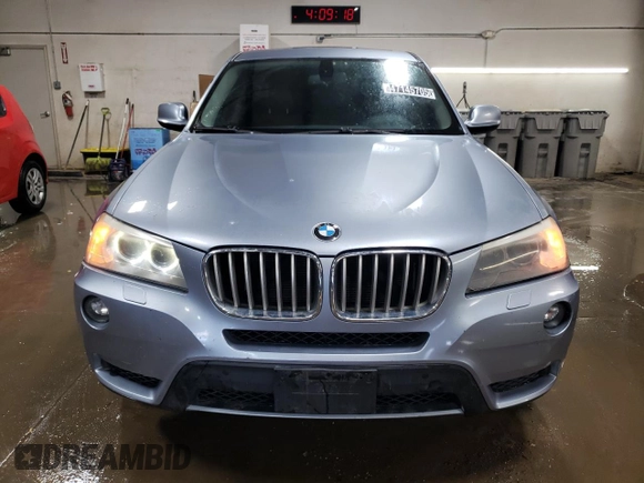 2011 BMW X3 35i with VIN 5UXWX7C56BL732901, listed as a Copart auction lot 47145705 with 160,516 mi miles and Clean Title. Bid and sale history available at DreamBid. Image 5.
