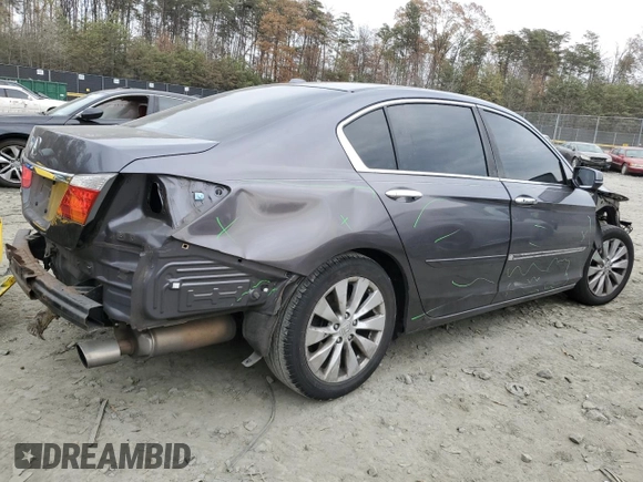2014 Honda Accord EX-L with VIN 1HGCR2F84EA047496, listed as a Copart auction lot 81671664 with 167,506 mi miles and Salvage Title. Bid and sale history available at carsss.com. Image 3.