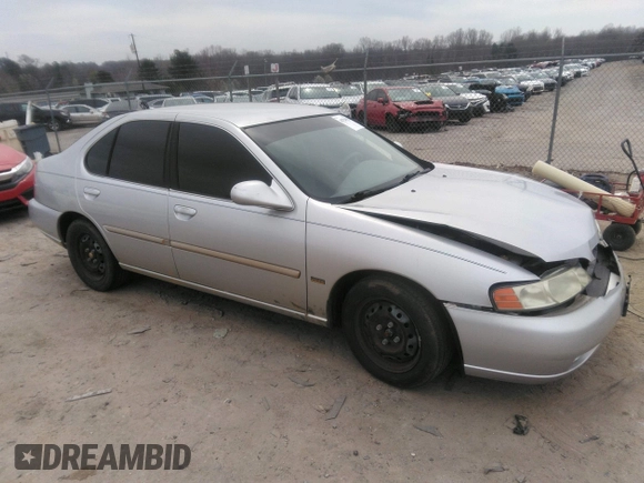 2001 Nissan Altima GXE with VIN 1N4DL01D91C160748, listed as a IAAI auction lot 41754933 with 90,267 mi miles. Bid and sale history available at carsss.com. Image 1.