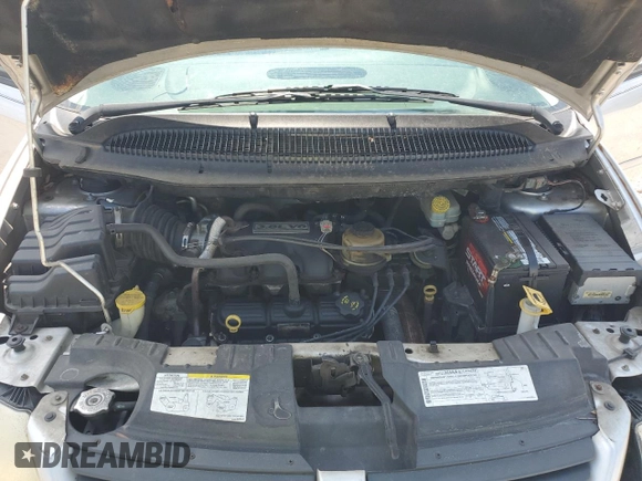 2005 Dodge Caravan SXT with VIN 2D4GP44L85R456124, listed as a Copart auction lot 59892535 with 105,301 mi miles and Salvage title. Bid and sale history available at DreamBid. Image 12.
