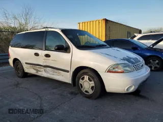 2002 Ford Windstar LX with VIN 2FMZA51492BB27040, listed as a Copart auction lot 49712345 with 86,157 mi miles and Salvage Title. Bid and sale history available at carsss.com. Image 4.