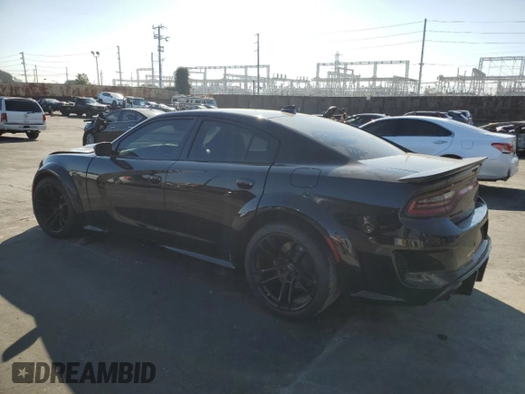 2023 Dodge Charger SRT Hellcat Widebody Jailbreak with VIN 2C3CDXL92PH626230, listed as a Copart auction lot 47018835 with 5,199 mi miles and Salvage Title. Bid and sale history available at carsss.com. Image 2.
