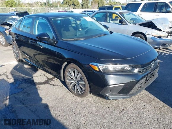 2023 Honda Civic Sedan EX with VIN 2HGFE1F75PH324493, listed as a IAAI auction lot 41692213 with 14,026 mi miles. Bid and sale history available at carsss.com. Image 1.