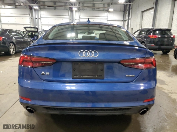 2019 Audi A5 Sportback Prestige with VIN WAUFNCF59KA010682, listed as a Copart auction lot 86769964 with NaN miles and Salvage Title. Bid and sale history available at carsss.com. Image 6.
