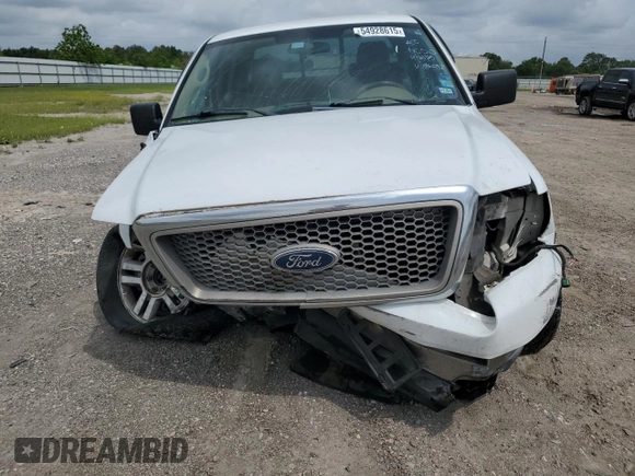 2005 Ford F-150 XLT with VIN 1FTPX12585NA85964, listed as a Copart auction lot 54928615 with 233,380 mi miles and Salvage title. Bid and sale history available at DreamBid. Image 5.