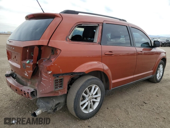 2013 Dodge Journey SXT with VIN 3C4PDCBG9DT710666, listed as a Copart auction lot 86851234 with 165,171 mi miles and Salvage title. Bid and sale history available at DreamBid. Image 3.