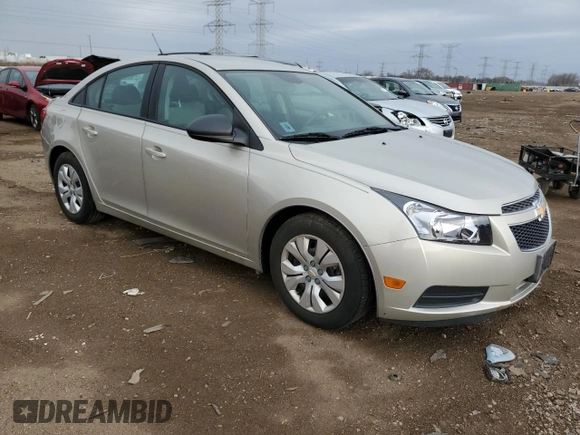 2014 Chevrolet Cruze LS with VIN 1G1PA5SH6E7208998, listed as a Copart auction lot 53828945 with 94,630 mi miles and Clean Title. Bid and sale history available at carsss.com. Image 4.
