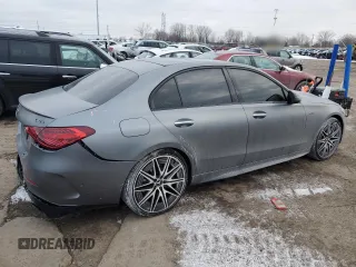 2023 Mercedes-Benz C 43 AMG with VIN W1KAF8HB1PR096515, listed as a Copart auction lot 82021674 with 18,594 mi miles and Clean Title. Bid and sale history available at DreamBid. Image 3.