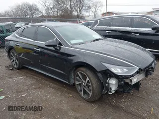 2021 Hyundai Sonata SEL Plus with VIN 5NPEJ4J20MH112672, listed as a IAAI auction lot 41255698 with 49,667 mi miles and . Bid and sale history available at DreamBid. Image 1.