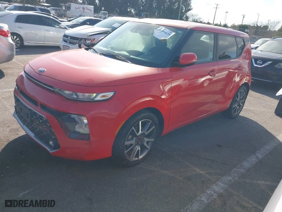 2020 Kia Soul GT-Line with VIN KNDJ63AU2L7014807, listed as a IAAI auction lot 41494439 with 98,315 mi miles. Bid and sale history available at carsss.com. Image 17.