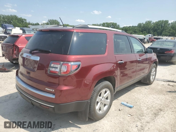 2015 GMC Acadia SLE с VIN 1GKKVPKD4FJ314633, выставлен на аукционе Copart как лот 59374935 с пробегом 102 001 миль миль и Списание • Salvage title. История ставок и продаж доступна на DreamBid. Изображение 3.