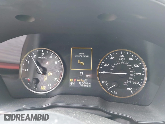 2022 Subaru Outback Wilderness with VIN 4S4BTGUDXN3182443, listed as a IAAI auction lot 41931736 with 33,668 mi miles and . Bid and sale history available at DreamBid. Image 7.