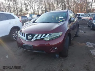 2009 Nissan Murano SL with VIN JN8AZ18WX9W160099, listed as a IAAI auction lot 41577681 with 999,999 mi miles. Bid and sale history available at carsss.com. Image 6.