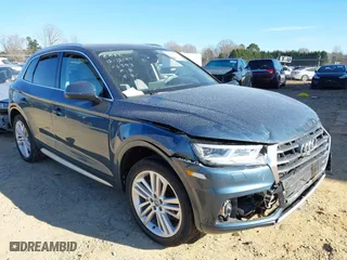 2018 Audi Q5 Prestige with VIN WA1CNAFY9J2126343, listed as a IAAI auction lot 41171845 with 50,518 mi miles. Bid and sale history available at carsss.com. Image 1.