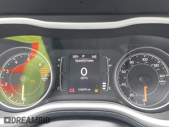 2017 Jeep Cherokee Sport с VIN 1C4PJLABXHW643669, выставлен на аукционе IAAI как лот 41745113 с пробегом 124 879 миль миль и . История ставок и продаж доступна на DreamBid. Изображение 7.