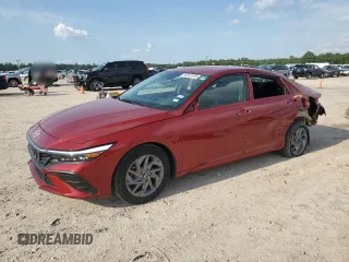 2024 Hyundai Elantra SEL with VIN KMHLM4DG0RU657592, listed as a Copart auction lot 56343105 with 15,294 mi miles and Salvage title. Bid and sale history available at DreamBid. Image 1.