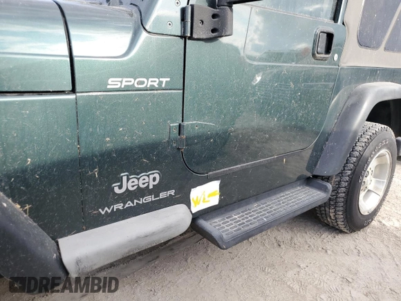 2003 Jeep Wrangler Sport with VIN 1J4FA49S43P301542, listed as a Copart auction lot 75704824 with Not Provided miles and Salvage Title. Bid and sale history available at carsss.com. Image 12.