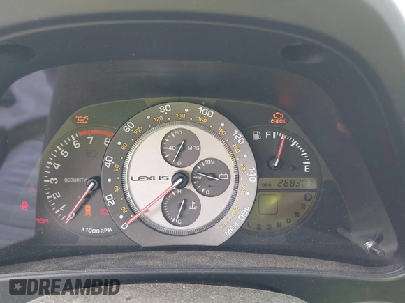 2002 Lexus IS 300/350 with VIN JTHBD192820038102, listed as a IAAI auction lot 42090236 with 268,307 mi miles and . Bid and sale history available at DreamBid. Image 7.