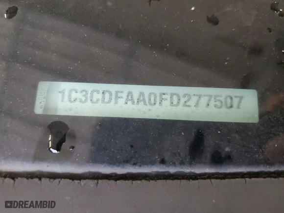 2015 Dodge Dart SE with VIN 1C3CDFAA0FD277507, listed as a Copart auction lot 51863745 with 100,837 mi miles and Salvage Title. Bid and sale history available at carsss.com. Image 12.