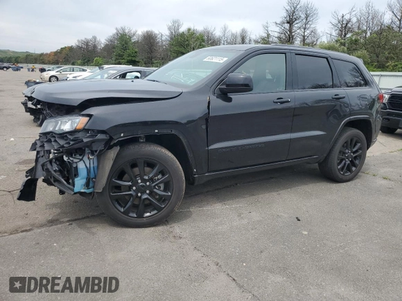 2021 Jeep Grand Cherokee Laredo X with VIN 1C4RJFAG7MC700525, listed as a Copart auction lot 60621115 with 25,670 mi miles and Salvage title. Bid and sale history available at DreamBid. Image 1.