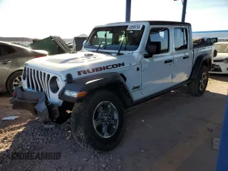 2022 Jeep Gladiator Rubicon z VIN 1C6JJTBG3NL103293, wystawiony jako Copart lot #45599755 z przebiegiem Nie podano mil oraz Szkoda całkowita • Salvage title. Historia ofert i sprzedaży dostępna na DreamBid. Obrazek 1.