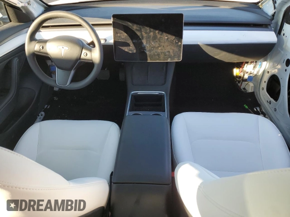 2023 Tesla Model 3 with VIN 5YJ3E1EA2PF642186, listed as a Copart auction lot 76612364 with 9,308 mi miles and Non Repairable. Bid and sale history available at carsss.com. Image 8.