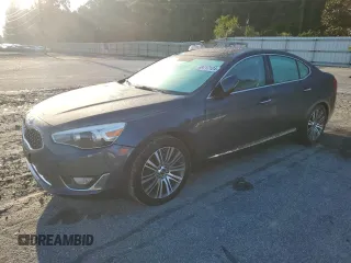 2014 Kia Cadenza Premium with VIN KNALN4D72E5124386, listed as a Copart auction lot 69717124 with 88,740 mi miles and Salvage Title. Bid and sale history available at carsss.com. Image 1.