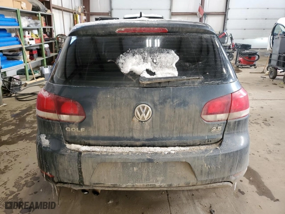 2010 Volkswagen Golf with VIN WVWDA7AJ8AW241558, listed as a Copart auction lot 43974385 with NaN miles and Salvage Title. Bid and sale history available at carsss.com. Image 6.