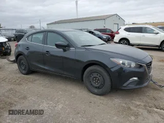 2015 Mazda 3 i Touring with VIN 3MZBM1L77FM210240, listed as a Copart auction lot 53860425 with Not provided miles and Salvage title. Bid and sale history available at DreamBid. Image 4.