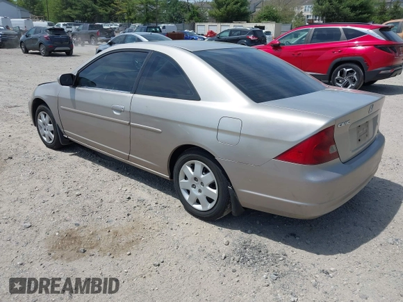 2002 Honda Civic EX with VIN 1HGEM22952L076253, listed as a IAAI auction lot 42134965 with 114,819 mi miles. Bid and sale history available at carsss.com. Image 3.