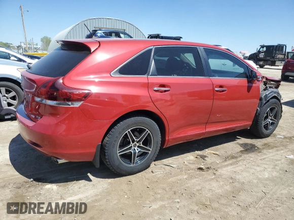 2014 Toyota Venza LE with VIN 4T3ZK3BB7EU065710, listed as a Copart auction lot 53461415 with 87,505 mi miles and Salvage title. Bid and sale history available at DreamBid. Image 3.