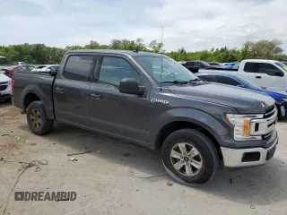 2020 Ford F-150 XL with VIN 1FTEW1C51LKE08033, listed as a Copart auction lot 53891445 with 201,612 mi miles and Clean Title. Bid and sale history available at carsss.com. Image 4.