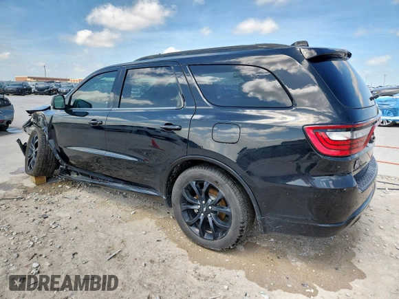 2019 Dodge Durango GT Plus with VIN 1C4RDHDGXKC806480, listed as a Copart auction lot 61868305 with 102,802 mi miles and Salvage title. Bid and sale history available at DreamBid. Image 2.