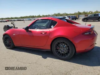 2017 Mazda MX-5 Miata Club with VIN JM1NDAL78H0100190, listed as a Copart auction lot 73037454 with 66,132 mi miles and Salvage title. Bid and sale history available at DreamBid. Image 2.