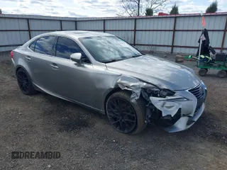 2014 Lexus IS 250 with VIN JTHCF1D20E5004362, listed as a IAAI auction lot 41988424 with 114,452 mi miles. Bid and sale history available at carsss.com. Image 1.