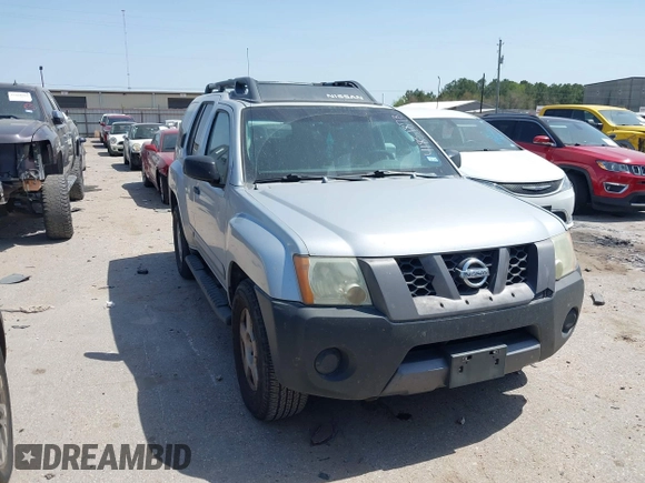 2005 Nissan Xterra S with VIN 5N1AN08UX5C630090, listed as a IAAI auction lot 41851878 with 121,202 mi miles. Bid and sale history available at carsss.com. Image 1.