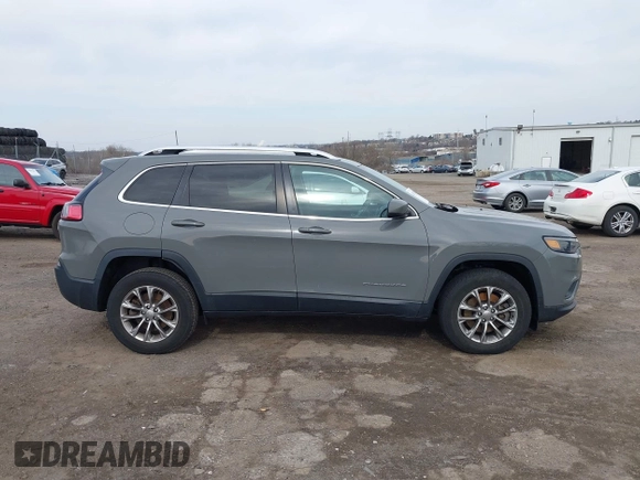 2019 Jeep Cherokee Latitude Plus with VIN 1C4PJMLX9KD445960, listed as a IAAI auction lot 41817194 with 99,194 mi miles and . Bid and sale history available at DreamBid. Image 13.