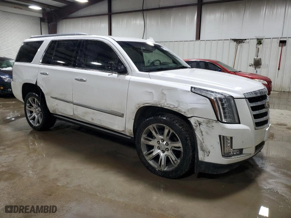 2017 Cadillac Escalade Premium Luxury with VIN 1GYS4CKJ4HR404926, listed as a Copart auction lot 42757615 with 119,640 mi miles and Salvage Title. Bid and sale history available at carsss.com. Image 4.