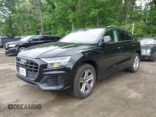 2019 Audi Q8 Premium z VIN WA1AVAF16KD019301, wystawiony jako IAAI lot #42227309 z przebiegiem 84 431 mil mil oraz . Historia ofert i sprzedaży dostępna na DreamBid. Obrazek 2.