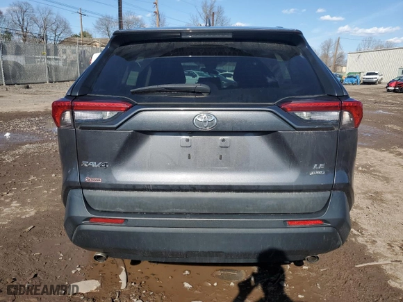 2020 Toyota RAV4 LE with VIN 2T3F1RFV5LW110220, listed as a Copart auction lot 50334685 with 83,070 mi miles and Salvage Title. Bid and sale history available at carsss.com. Image 6.