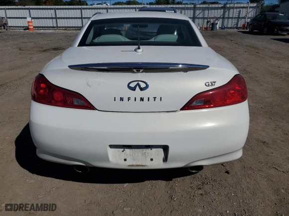 2009 Infiniti G37 Convertible with VIN JNKCV66E19M720254, listed as a Copart auction lot 75175294 with 91,013 mi miles and Salvage Title. Bid and sale history available at carsss.com. Image 6.