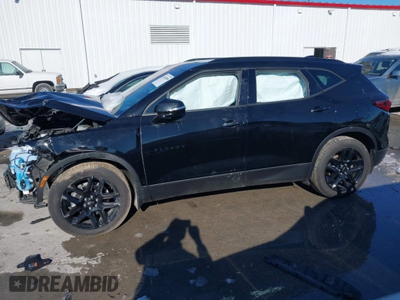 2022 Chevrolet Blazer LT with VIN 3GNKBJRS0NS151862, listed as a IAAI auction lot 41343809 with 54,447 mi miles and . Bid and sale history available at DreamBid. Image 14.