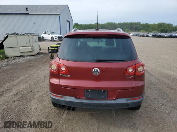 2010 Volkswagen Tiguan S with VIN WVGAV7AX4AW003844, listed as a Copart auction lot 57877965 with 120,783 mi miles and Clean title. Bid and sale history available at DreamBid. Image 6.