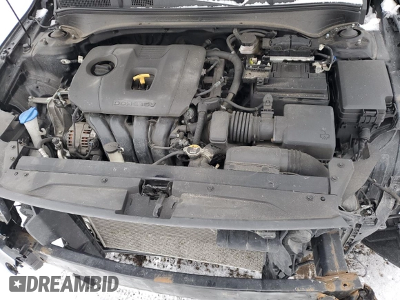 2021 Kia Forte EX with VIN 3KPF54AD2ME336444, listed as a Copart auction lot 88734225 with 76,017 mi miles and Salvage Title. Bid and sale history available at DreamBid. Image 11.