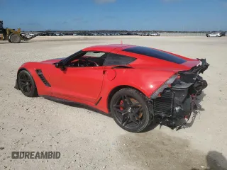 2015 Chevrolet Corvette Z06 2LZ with VIN 1G1YR2D62F5602468, listed as a Copart auction lot 46806205 with 44,169 mi miles and Salvage Title. Bid and sale history available at carsss.com. Image 2.