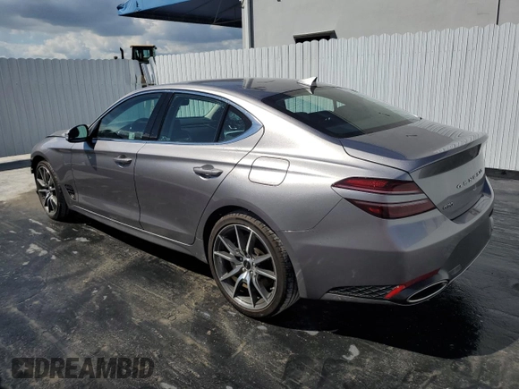 2024 Genesis G70 2.5T with VIN KMTG34SC4RU140161, listed as a Copart auction lot 74178374 with 13,685 mi miles and Clean Title. Bid and sale history available at carsss.com. Image 2.