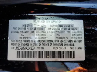 2010 Mazda CX-7 Sport with VIN JM3ER2W54A0343574, listed as a Copart auction lot 42867935 with 153,837 mi miles and Salvage Title. Bid and sale history available at carsss.com. Image 13.