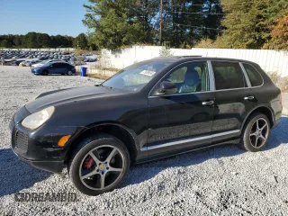 2006 Porsche Cayenne Turbo with VIN WP1AC29P86LA91645, listed as a Copart auction lot 77609834 with 167,664 mi miles and Salvage Title. Bid and sale history available at carsss.com. Image 1.